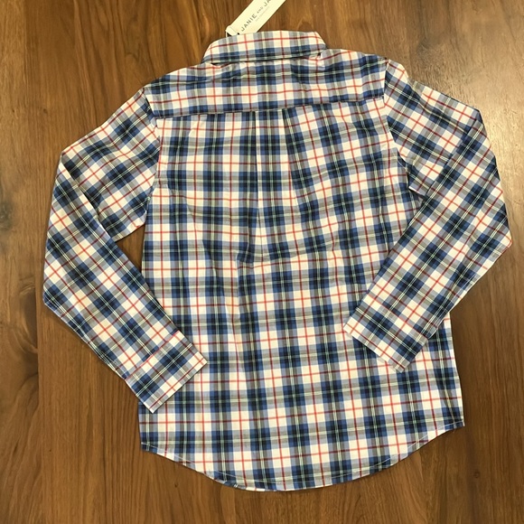 NWT- The Plaid Poplin Shirt by Janie & Jack - Picture 3 of 8